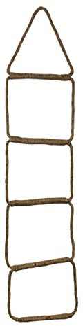 Rope ladder, hanging ladder, jute yarn, perfect for maritime decoration