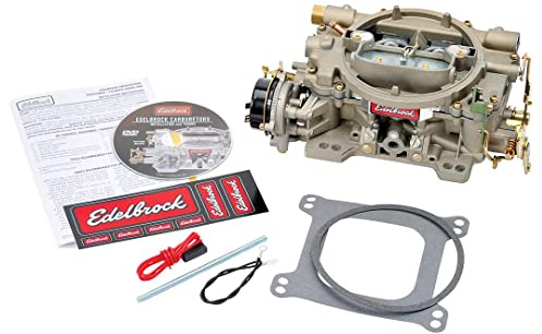Edelbrock 1409 Performer Series Marine 600 CFM, quadratische Bohrung, 4 Zylinder, Luftventil, Sekundärer, elektrischer Choke, neuer Vergaser