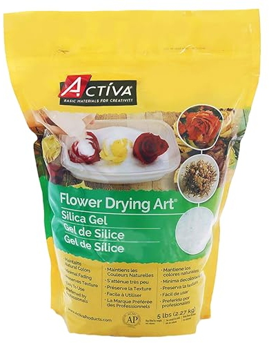 Activa Flower Drying Art Kieselgel, 26,7 cm hoch x 12,7 cm Durchmesser, Originalversion, 2,3 kg