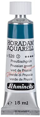 Schmincke – HORADAM® AQUARELL - feinste Künstler-Aquarellfarben, Preußischgrün - 15 ml
