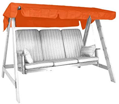 ANGERER Hollywoodschaukel Sonnendach 193 x 130 cm Swingtex Terracotta