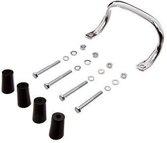 Set Anbauteile zum Gepäckträger mit Aufbockgriff für Schwalbe KR51 - Schwarze Distanzstücke
