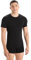 Icebreaker Herren Anatomica Crewe T-Shirt - Funktionsshirt Herren - Merinowolle Unterwäsche - Schwarz, XXL