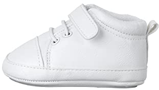 Sterntaler Baby Schuhe - Unisex Sneaker aus Kunstleder mit rutschfester Sternensohle - Baby Schuhe mit Klettverschluss und Futter aus Frottee, weiß, Größe 22
