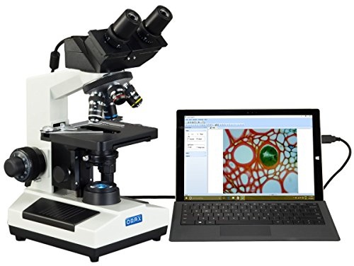 OMAX 40X-2500X Built-in 3.0MP USB Digital Camera Binocular Compound LED Microscope - MD827Z30L