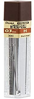 Pentel Super Hi-Polymer Minen 0,3 mm H