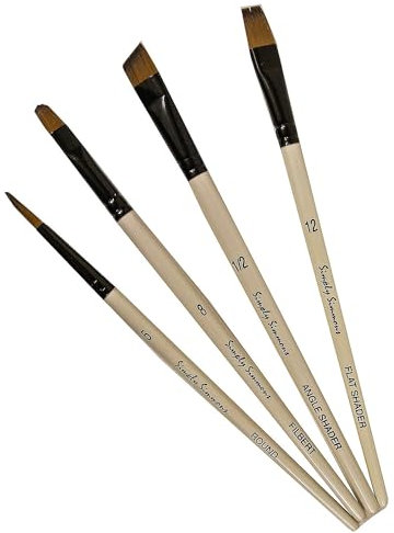 Robert Simmons Simply Simmons Value Brush Sets Work Horse Set set of 4