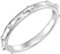 Rosenkranz Ring Sterlingsilber - Größe R 1/2 - JewelryWeb