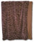 Mesana F-10071/43 Flausch Wende-Wohndecke Fellimitat, ca. 150x200 cm, Dunkelbraun