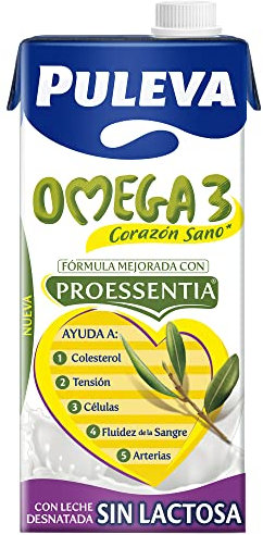 Puleva Omega 3 Leche con Omega 3 y Sin Lactosa 1L