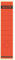 Leitz Rückenschild selbstklebend für Standard- und Hartpappe-Ordner, 10 Stück, 80 mm Rückenbreite, Langes und breites Format, 62 x 285 mm, Papier, rot, 16400025