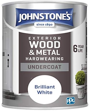 Johnstone's Exterior Undercoat Paint - Brilliant White 750ml