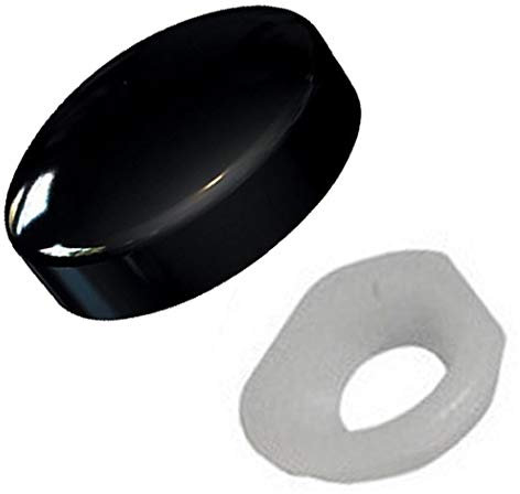 Screw Cover Caps - Plastic Screw Heads - Black