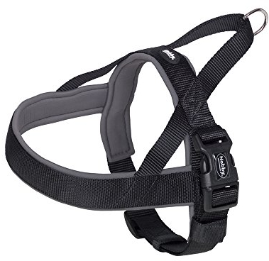 Nobby Norwegergeschirr Classic Preno, schwarz / grau L: 38-50 cm + 36 cm, B: 20/25 mm, 1 Stück