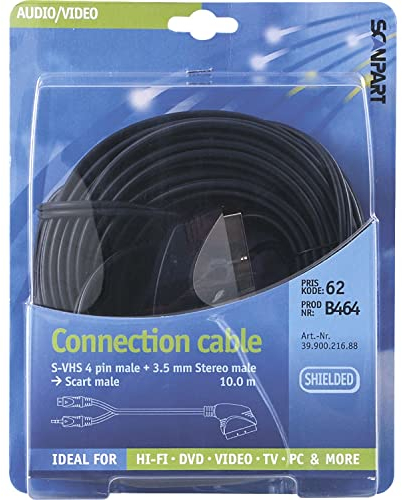 Scanpart 1 PC von 3,5 mm + SVHS > Scart 10,0 m Hersteller...