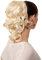 WIG ME UP JL-3023-24BT613 Haarteil/Zopf gewellt halblang (35 cm) 1 Steckkamm + Gummizug Blond-Mix