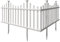 Zippity Outdoor Products ZP19001 No Dig Madison Vinyl Picket Fence, White, 30 x 56.5 (1 Box, 2 Panels), (Pack of 2)