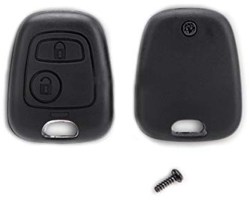 1neiSmartech Guscio Scocca Cover Per Telecomando Chiave 2 Tasti Ricambio Compatibile con Auto Citroen C1 C2 C3 Xsara Saxo Picasso Toyota Aygo Peugeot 106 107 206 207 407