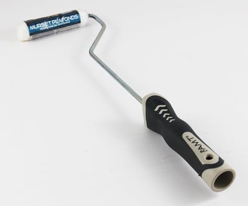 Rouleau Brosse Spécial Radiateur - 15 Mm - Peintures Mates Ou Satinées - Fibres Polyamides 12 Mm - Manche Et Rouleau - Amt