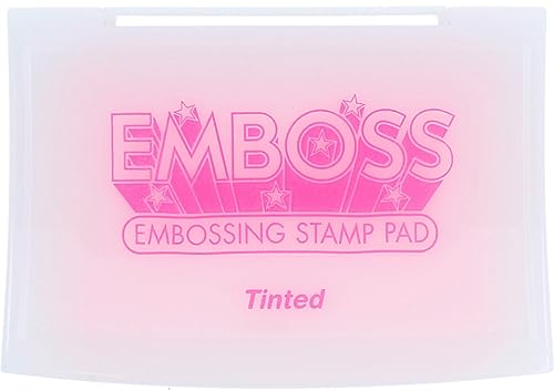 Tsukineko Embossing Stempelkissen - Groß - Beständig gegen Ausbleichen - Transparent - Embossing