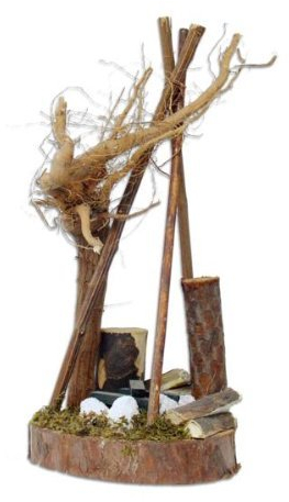 Lagerfeuer extra groß, Höhe 20cm