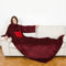 KANGURU Deluxe Passion, Fluffy, Fleece Adults, Sleeves with Kangaroo Pocket, Christmas, Gifts for Women, Snuggle Blanket, red, 140x210 cm, Polyester, Burgundy, 140 x 210 cm