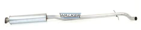 WALKER 22872 Mittelschalldämpfer ohne Anbauteile Kompatibel mit VOLVO V70 II 285 30636378 8684280 | Kompatibel mit: VOLVO V70 II, XC70 I Cross Country