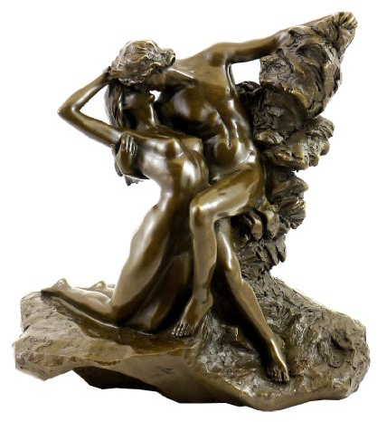 Der ewige Frühling (1884) - Auguste Rodin Skulptur - Bronzefigur - Deko Figur - Moderne Kunst Wohndeko - Einrichtung