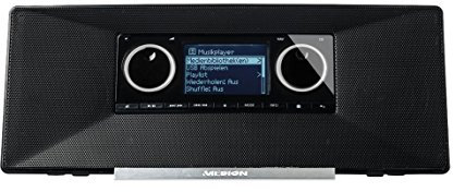 MEDION LIFE P85035 (MD 87090) WLAN Internet Radio mit DAB+ (UKW, DAB+, WLAN, DLNA, UPnP, 2 x 5 Watt, Weckfunktion) schwarz