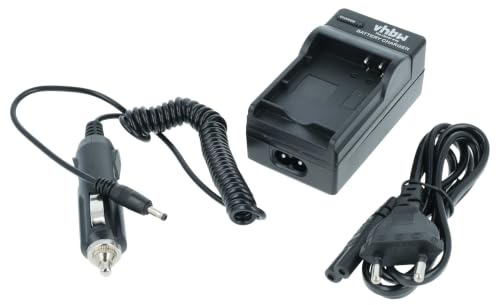 vhbw Ladegerät kompatibel mit Nikon Coolpix P600 | P610, B700, P900, S810 Kamera Camcorder/Akku - Ladeschale, Kfz-Adapter, Ladeanzeige, 4,35 V