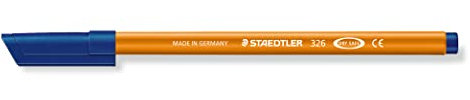 STAEDTLER 326-7 Fasermaler Noris Club, circa 1.0 mm, auswaschbar, 10 Stück im Kartonetui, braun
