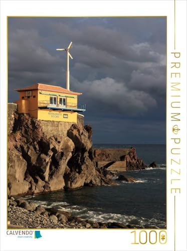 CALVENDO Puzzle Restaurant über dem Meer | 1000 Teile Lege-Größe 48 x 64 cm Foto-Puzzle für glückliche Stunden