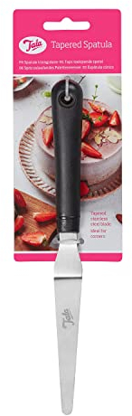 Tala Stainless Steel Tapered Icing Spatula Palette Knife, Professional Cake Spreader with Non-Slip Handle, for Fondant, Pastry & Decorating, Dishwasher Safe, Durable & Precise