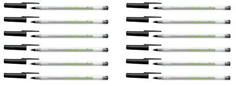 BIC 893239 - Bic Ecolutions Round Stic Medium 10mm Black 893239 - (PK60)