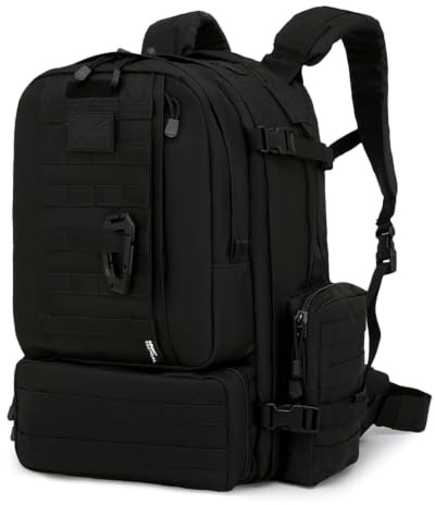 Kombat Unisex Outdoor Viking Patrol Pack Backpack available in Black - 60 Litres
