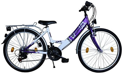 26 Zoll Fahrrad 18 Gang Shimano Kettenschaltung StVZO Lila mit ALUFELGEN