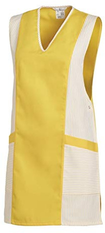 Leiber Chasuble - Chorhemd - weiß/gelb - Größe: I (36-42) - Polyester-Mischung