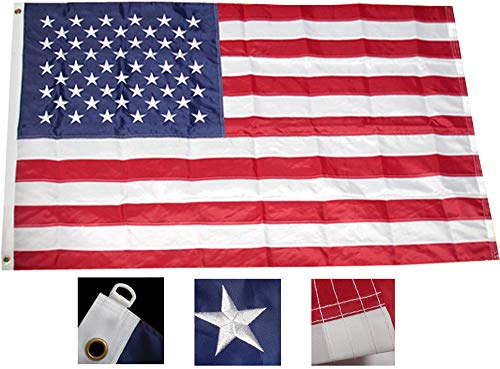 Amerikanische Flagge, baumwolle, 6 X 10'
