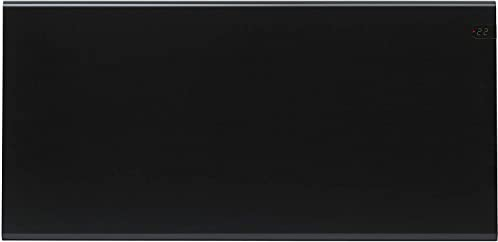 Adax Neo NP - Radiateur Electrique 400W | Chauffage Electrique | Faible Consommation d'Energie | Chauffage d'appoint | Convecteur Electrique Mural avec Thermostat | Hauteur 370mm | KDT Noir