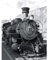 Wee Blue Coo Photograph Black White Train Steam Engine Front Art Print Poster Wall Decor Kunstdruck Poster Wand-Dekor-12X16 Zoll