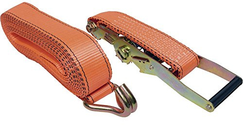 LAS 10338 Spanngurt, mit Ratsche und J-Haken, ca. 50 mm x 8 m, 2500 daN