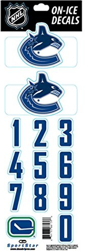 NHL Helmsticker Set Sportstar Team Vancouver Canucks