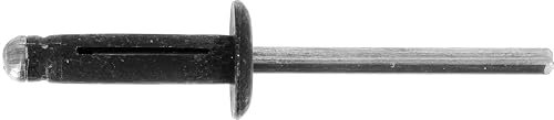 Restagraf - Rivet Expansé Tête Large Aluminium - Compatible avec Alpine, Cupra, Dacia, DS, Fiat, Jeep, Mitsubishi, Opel, Renault - Diamètre 4,8 mm - Longueur 19,8 mm - Réf. 11555 - Sachet de 25