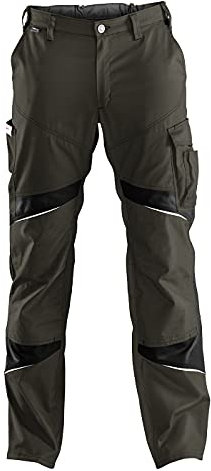 KÜBLER Workwear | KÜBLER ACTIVIQ Arbeitshose HIGH | Oliv/schwarz | Größe 106