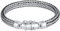 Kuzzoi Silberarmband Herrenarmband aus massivem 925er Sterling Silber, Breite 7 mm, Länge 19 cm, 335102-019
