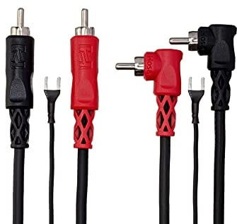 Hosa CRA-202DJ, Stereo Interconnect, Dual RCA to Same with Ground Wire, 2 m