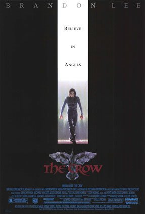 The Crow US Promo Huge Vintage Paper Film Poster Maßnahmen 101,6 x 68,6 cm (100 x 70 cm) ca.