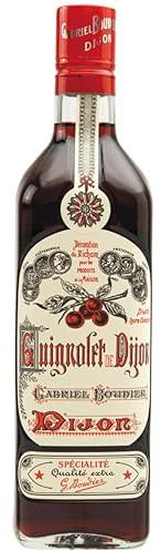 Gabriel Boudier Guignolet de Dijon Cherry Liqueur, French Burgundy Fruit Liqueur, Black & Morello Cherry with Almond Notes, 70cl Bottle, Premium Aperitif, Cocktails, Dessert Gift & Entertaining
