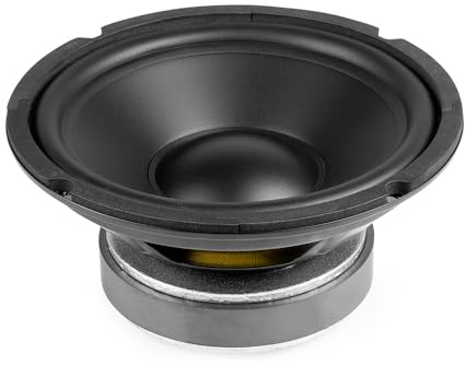 Fenton 8 Polypropylene Woofer Speaker Driver 250W, 8 Ohm, High-Power Mid-Bass Audio Component with Heat-Resistant Voice Coil, Car & HiFi System Compatible, 90dB SPL Performance (CCA0210)