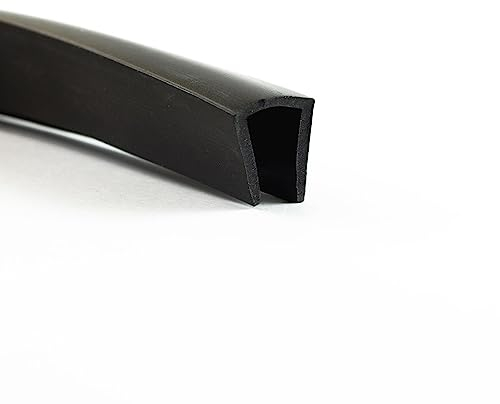 EUTRAS [5m] Fassungsprofil FP3005 Gummidichtung 10mm – schützt und dichtet zuverlässig ab – für Bleche, Glas und Bauelemente – TOP deutsche Industriequalität Made in EU